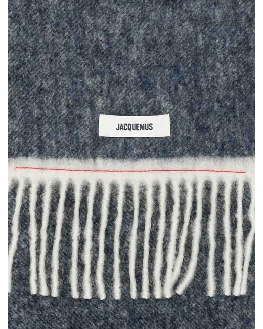 Jacquemus Blue The Chariot Echoarpe for men
