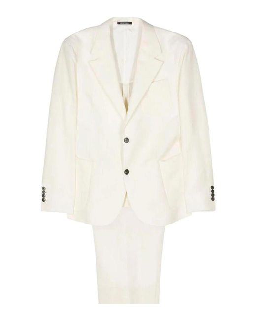 Emporio Armani Natural Wool Suit for men