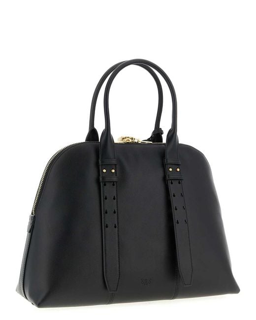 Pinko Black Escape Maxi Handbag