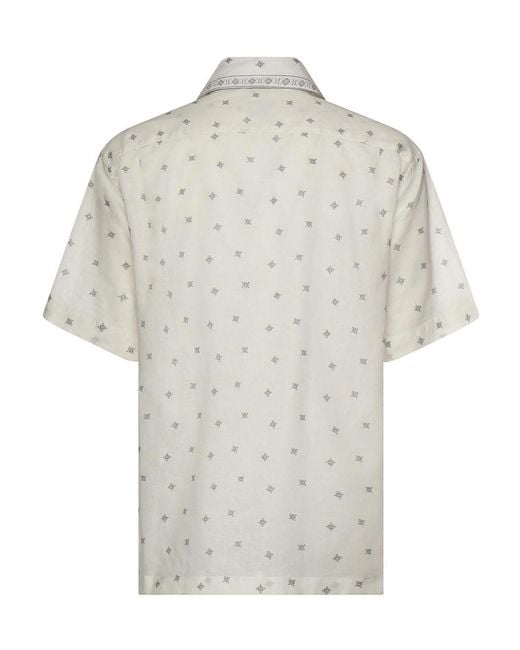 Eleventy White Shirts Linen for men