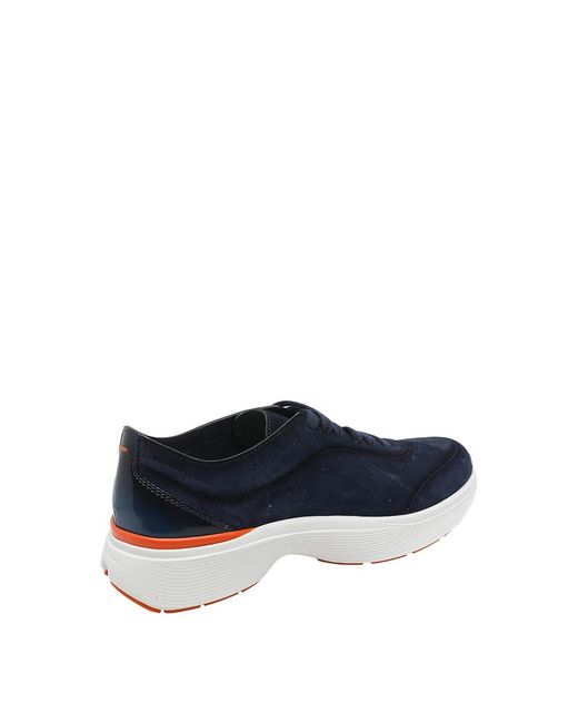 Santoni Blue Bounce Sneakers for men