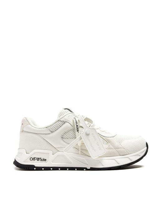 Off-White c/o Virgil Abloh White Kick Off Leather Sneakers for men