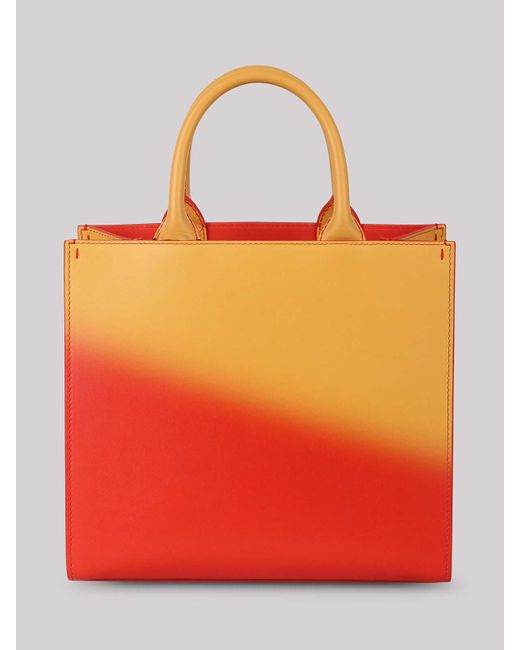 Dolce & Gabbana Orange Dg Daily Medium Tote Bag