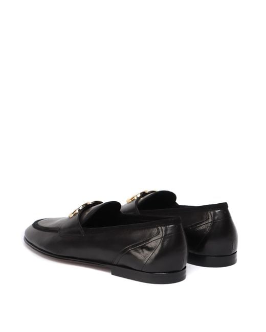 Dolce & Gabbana Black Logo Detailed Slippers for men