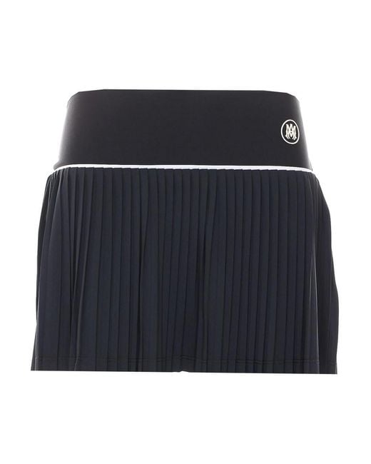 Amiri Black Round Ma Active Skirt