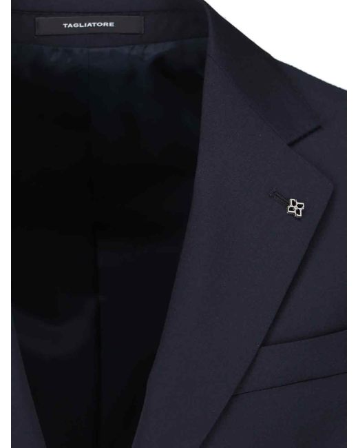 Tagliatore Blue Single -Breasted for men