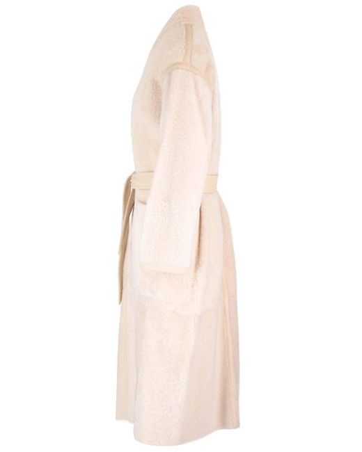 Max Mara Natural Glassa Long Coat