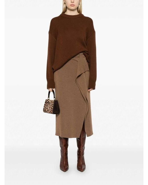 P.A.R.O.S.H. Brown Skirt