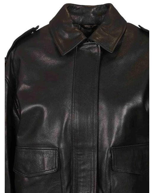 Arma Black Astral Leather Jacket