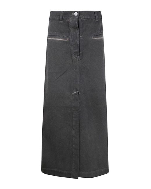 Uma Wang Gray Jane Skirts