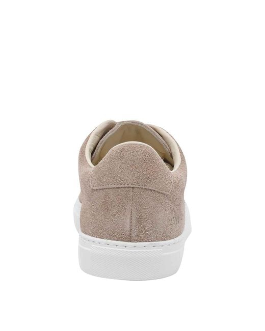 Common Projects Brown Suede Achilles Sport Sneakers for men