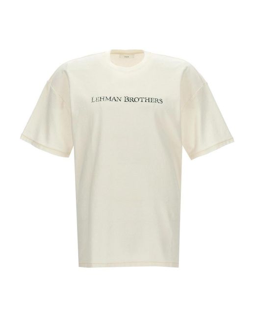 1989 White Leh Brothers T-shirt for men