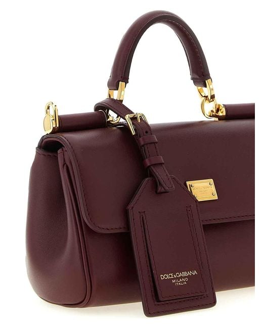 Dolce & Gabbana Purple My Sicily Mini Handbag