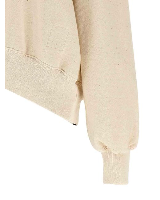 Rick Owens Natural Tecsweat Sweatshirt