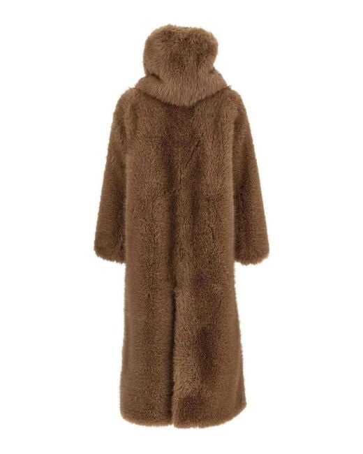 BB COUTURE Brown Biscuit Ecofur Coat