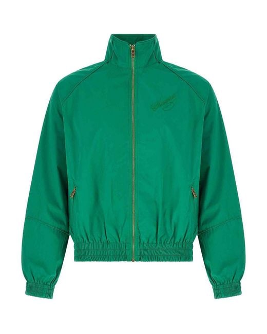 Willy Chavarria Green Ruff Rider Track Jacket for men
