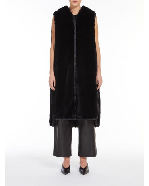 Max Mara Black Max Mara Long Reversible Vest