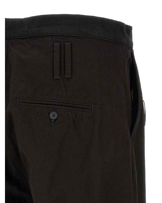 NAMACHEKO Black Trireme Pants for men