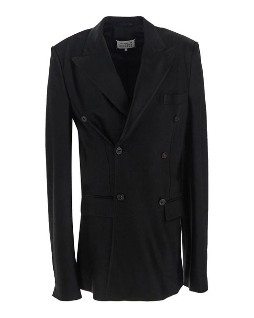 Maison Margiela Black Viscose Suit for men