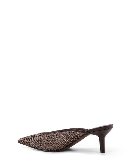 Brunello Cucinelli White Monili Net Detail Sandals