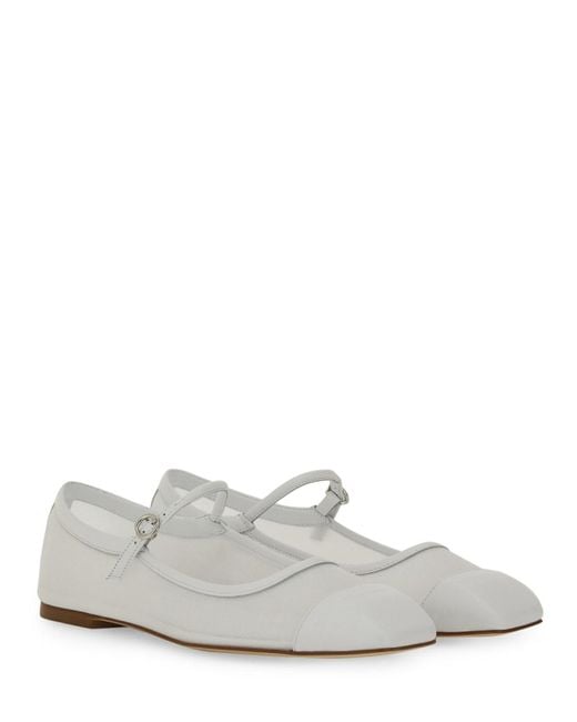Aeyde White Flat Shoes