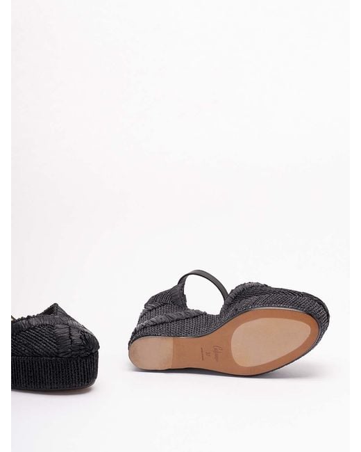Castaner Black 'Charmie/8Ed/295' Espadrilles