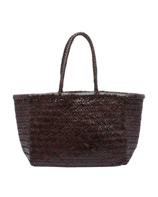 Dragon Diffusion Big Bamboo Triple Jump Basket Bag in Brown | Lyst