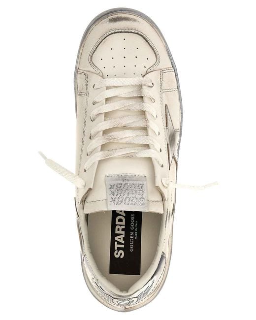 Golden Goose Deluxe Brand White Stardan Sneakers