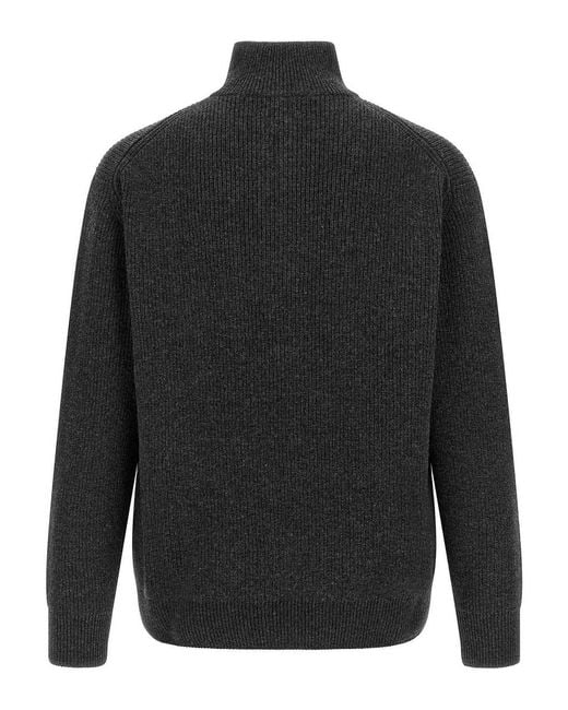 J.W. Anderson Gray Half-Zip Sweater for men