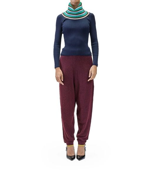 Sunnei Blue Folded Top