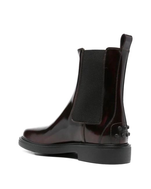 Tod's Black "Beatles" Ankle Boots T. 020 Shoes