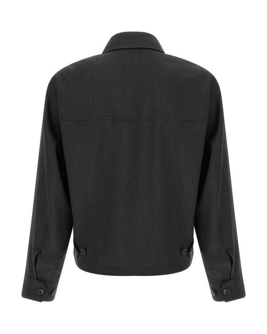 mfpen Black Postal Jacket for men