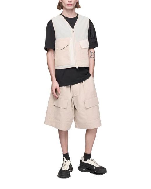Y-3 Natural Vest With Pockets for men