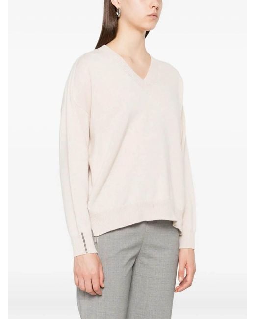 Peserico Natural Tricot Sweater