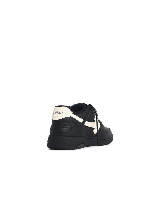 Off-White c/o Virgil Abloh Black Out Of Office' Leather Sneakers for men