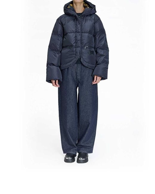 Versace Jeans Couture Blue Padded Jacket