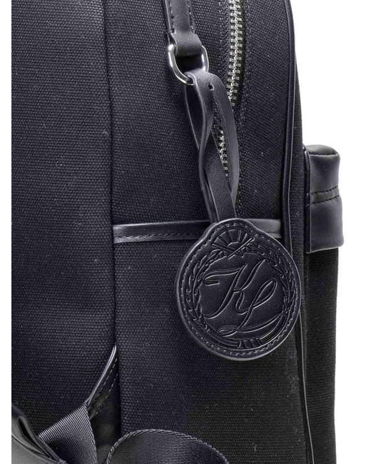 Karl Lagerfeld Gray Hotel Karl Backpack