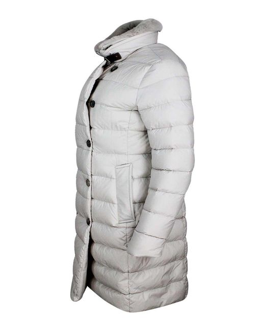 Moorer Gray Tech Fabric Coat