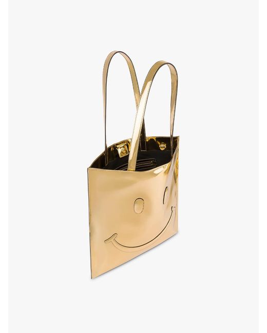 Moschino Metallic Shopping Smile Holiday