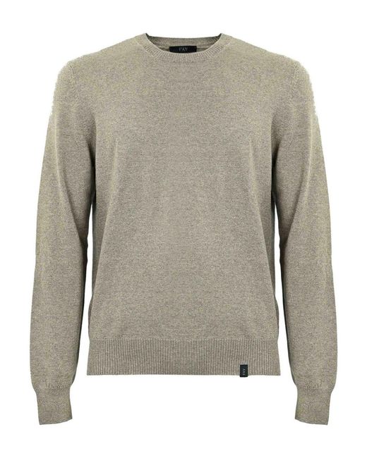 Fay Gray Wool Pullover for men