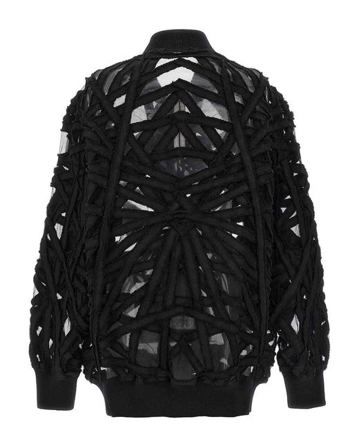 Rick Owens Black Peter Flight Bomber Jacket