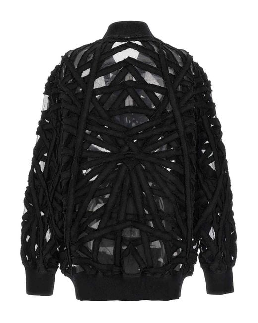 Rick Owens Black Peter Flight Bomber Jacket