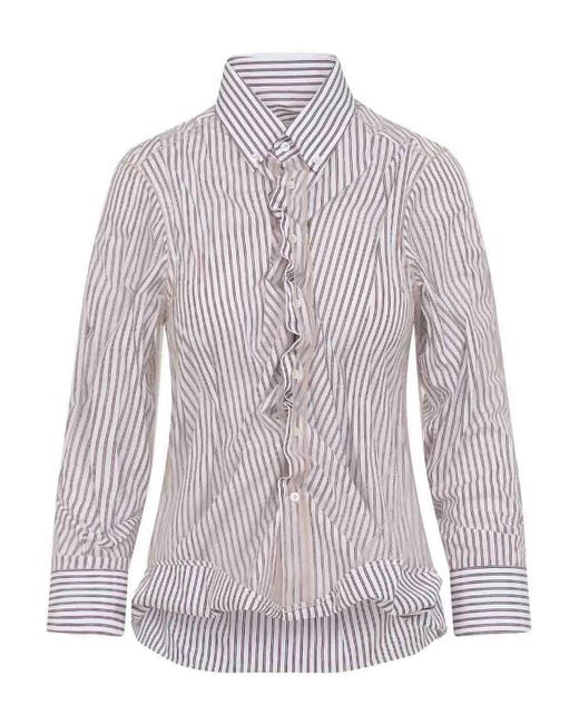 Maison Margiela Purple Cotton Shirt