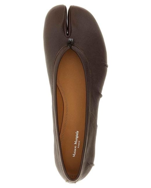 Maison Margiela Brown Tabi New Ballet Flats