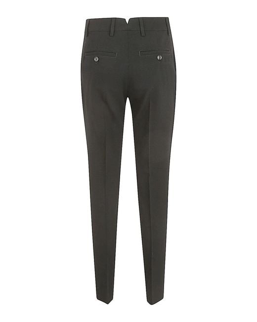AMI Gray Cigarette Trousers