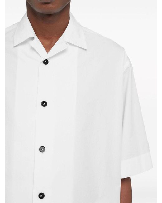 Jil Sander White Short-sleeve Shirt for men