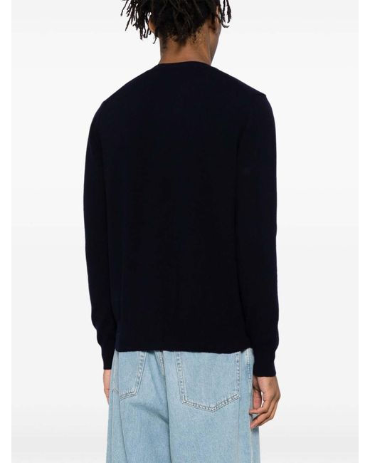 Comme des Garçons Black Wool Cardigan for men