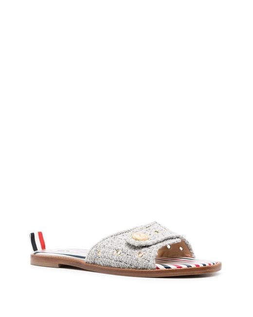 Thom Browne White Sandals