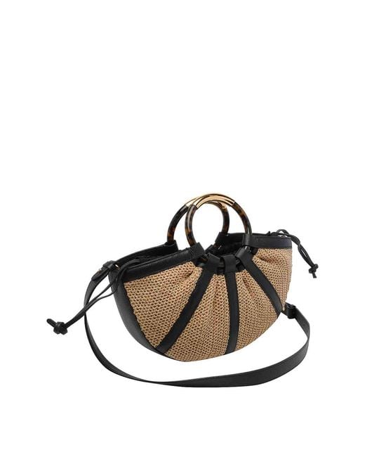 Coccinelle Natural Medium Shell Handbag