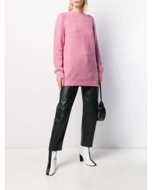 MSGM Pink Ter Knit